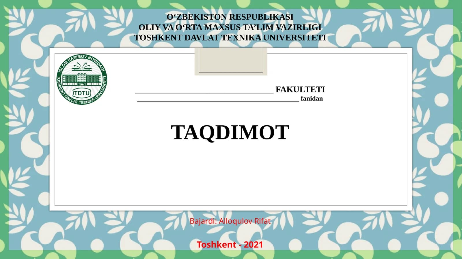 Davlat boshqaruvi va fuqarolik jamiyati institutlari munosabatlari