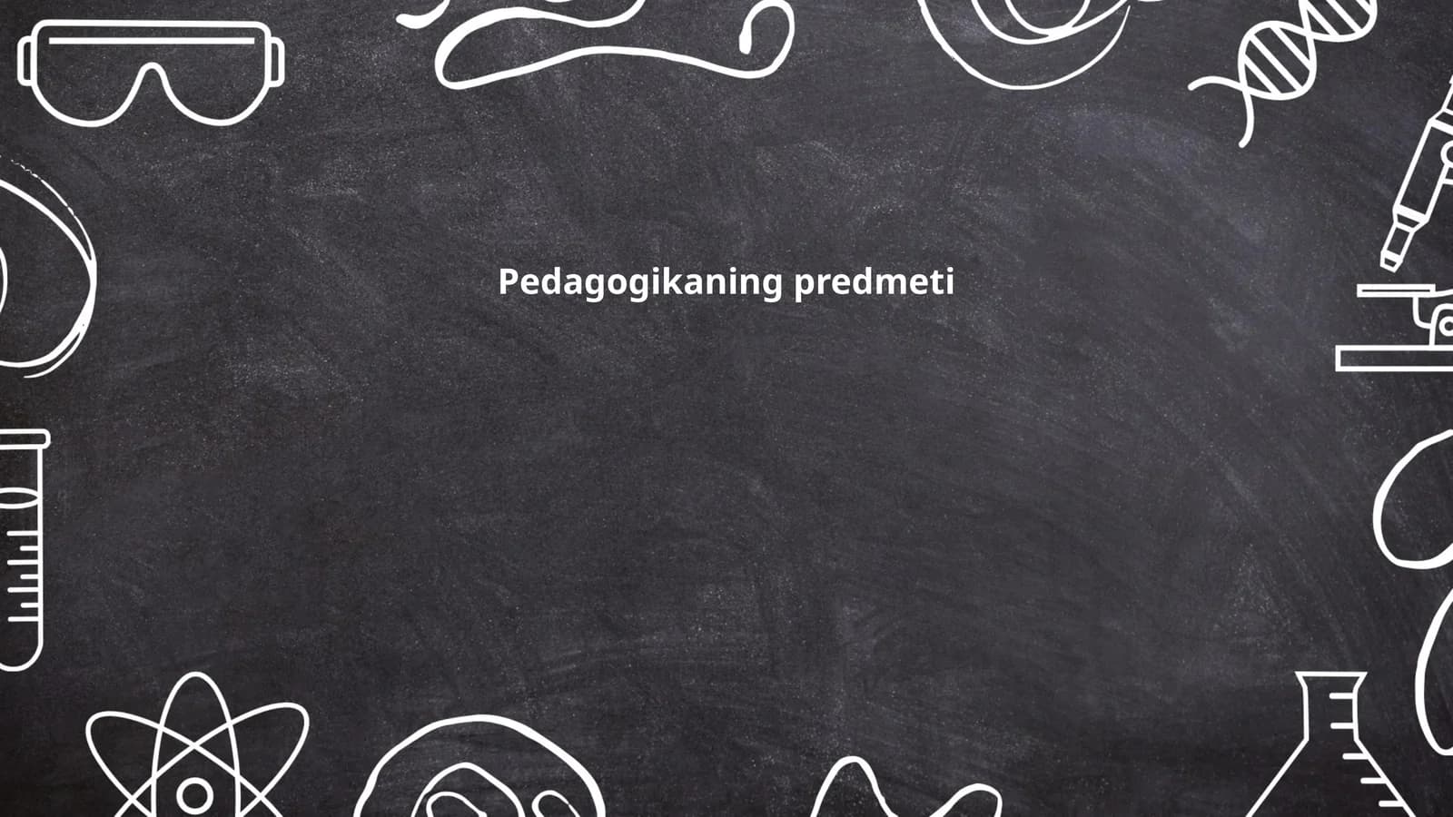 Pedagogikaning predmeti