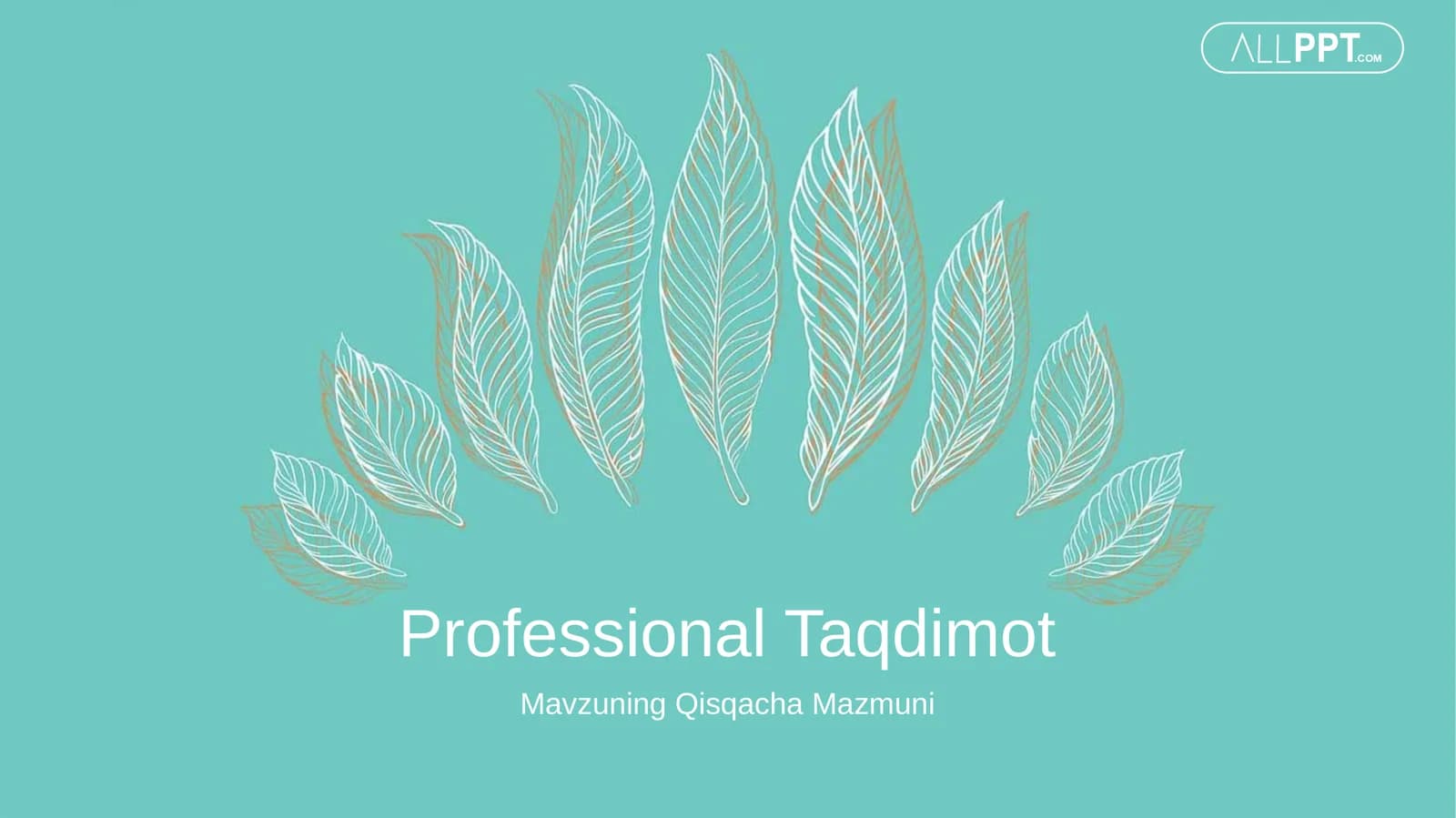 O'simlik Barglarining Chiziqli Geometriyasi Taqdimoti (48 Slayd)