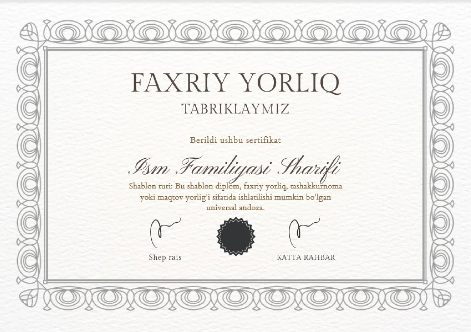 FAXRIY YORLIQ