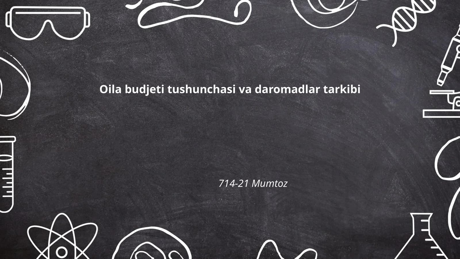 Oilani budjetini rejalashtirish