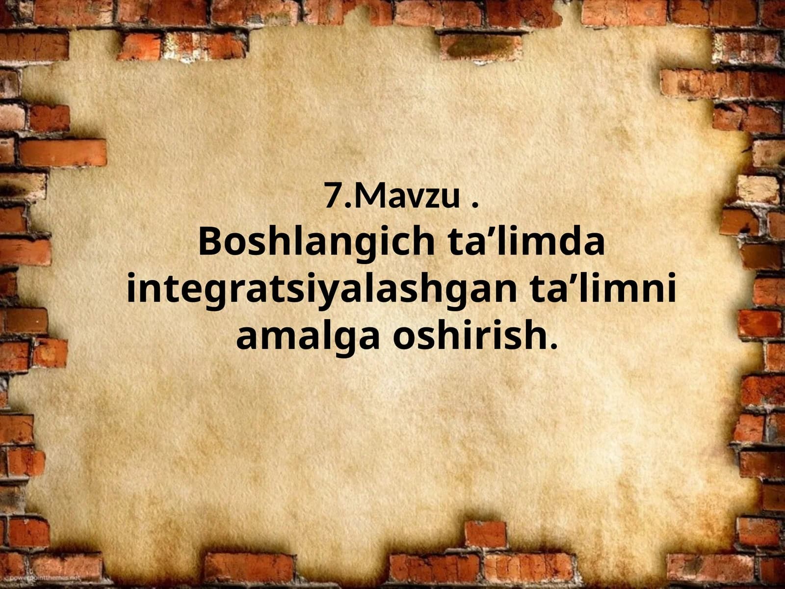 Boshlangichta’limdaintegratsiyalashganta’limniamalgaoshirish