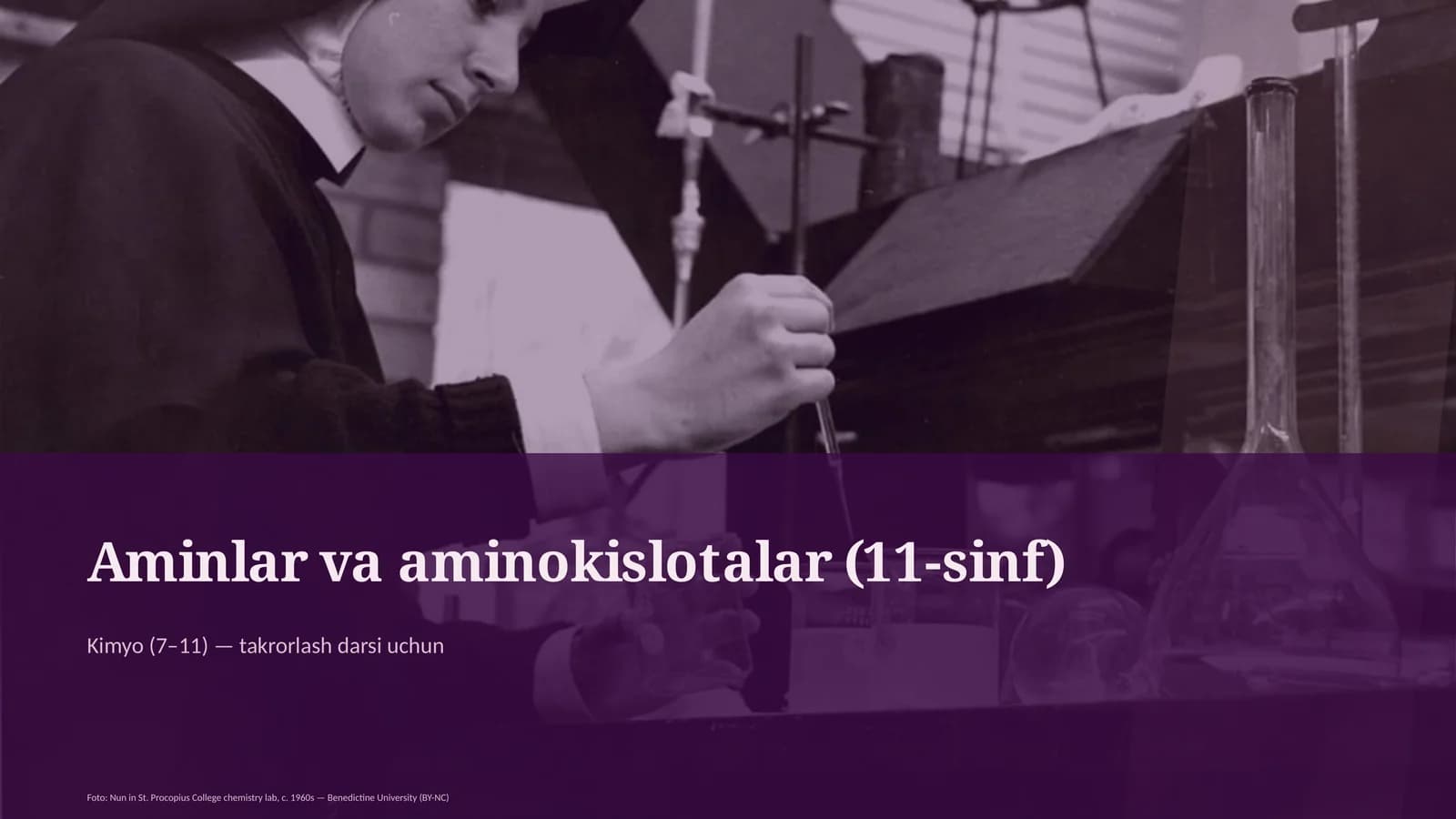 Aminlar va aminokislotalar (11-sinf)
