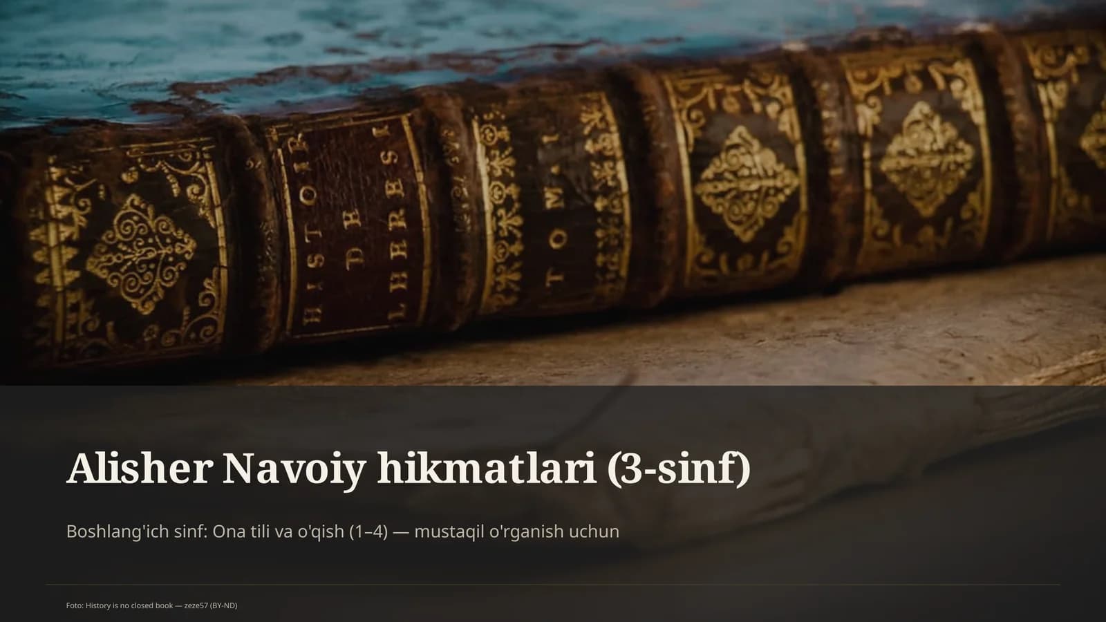 Ona tili va o'qish (1– 4)