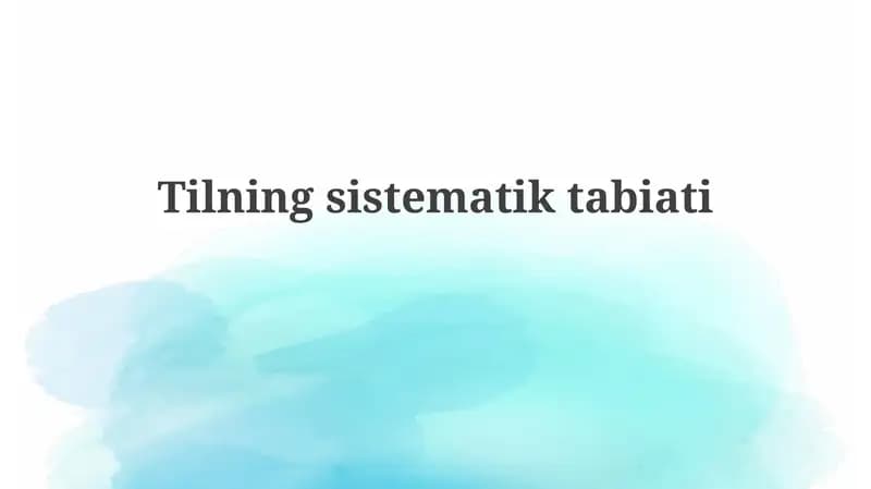 Tilningsistematiktabiati