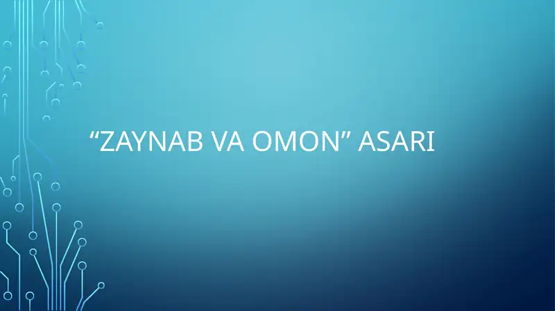 Zaynab va Omon
