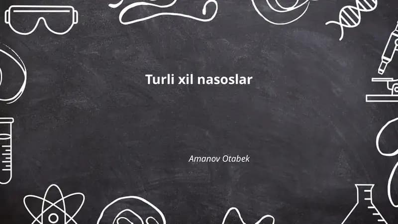 Santrifüj nasoslar