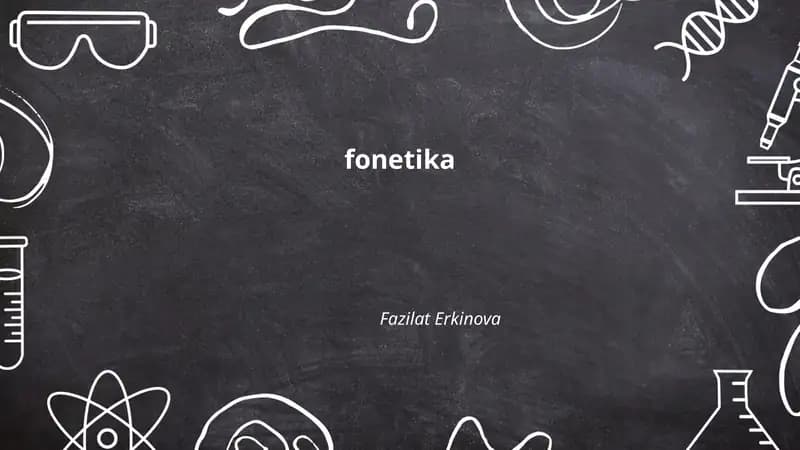 Fonetika
