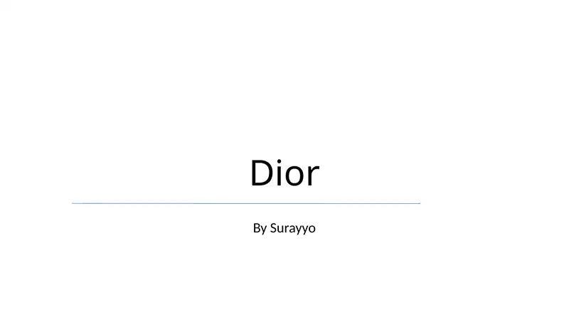 Dior
