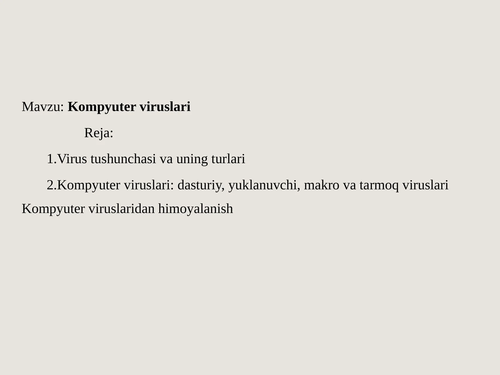Kompyuterviruslari