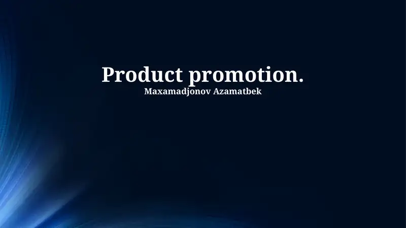 Product slide 1