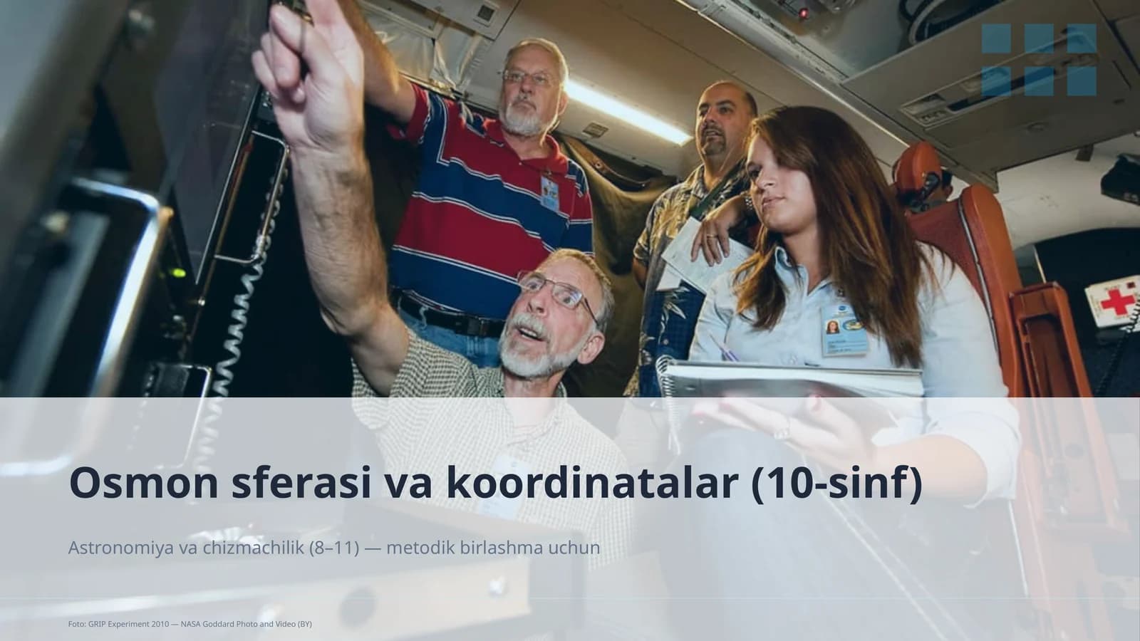 Osmon sferasi va koordinatalar (10-sinf)