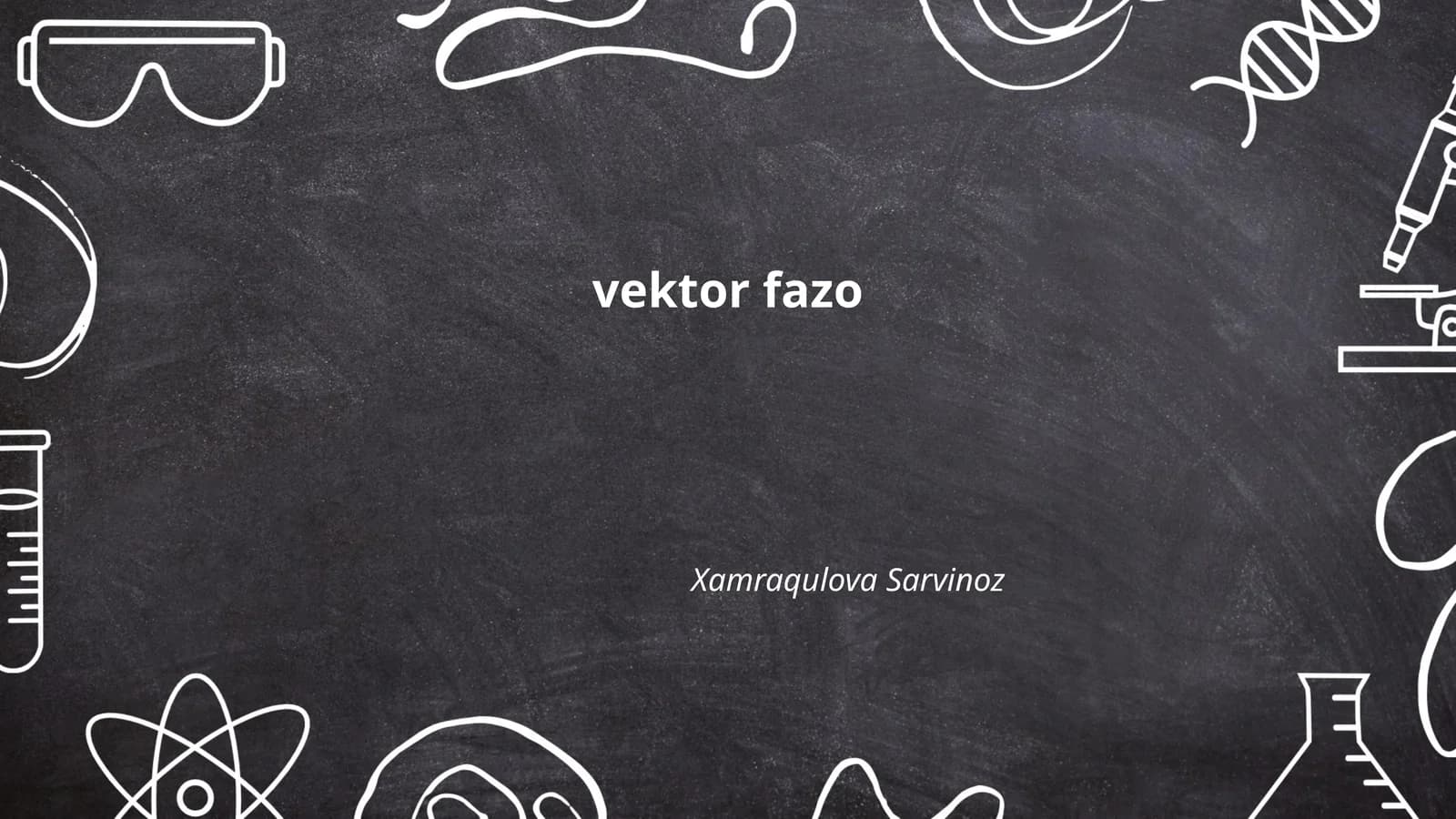 Vektor fazo