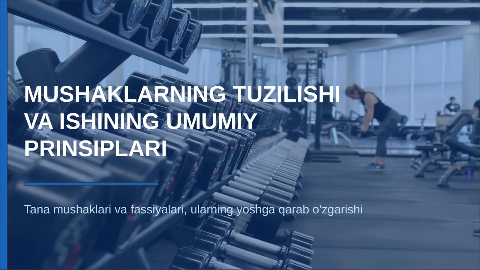 MUSHAKLARNING TUZILISHI VA ISHINING UMUMIY PRINSIPLARI
