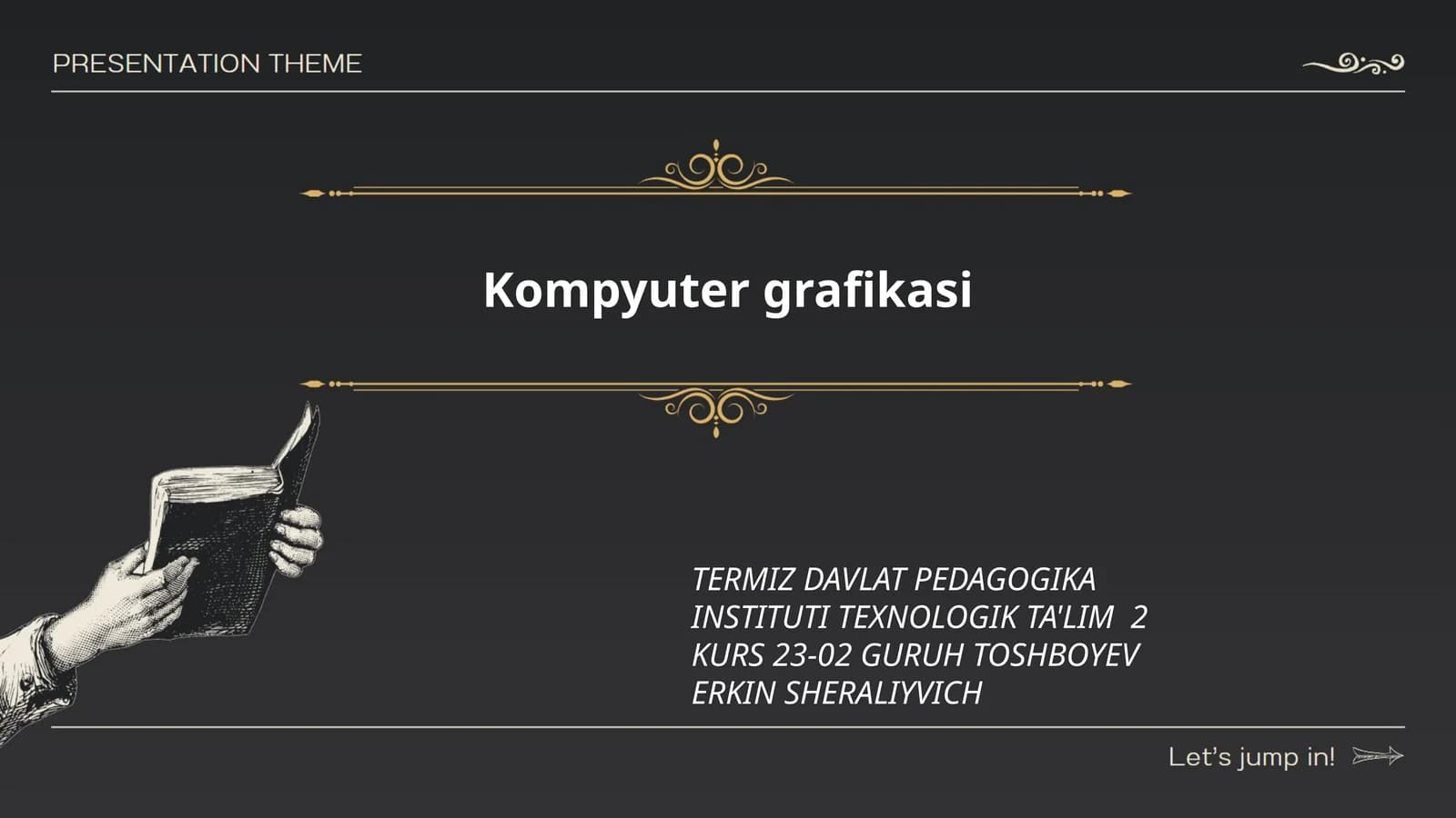 Kompyuter grafikasi asoslari