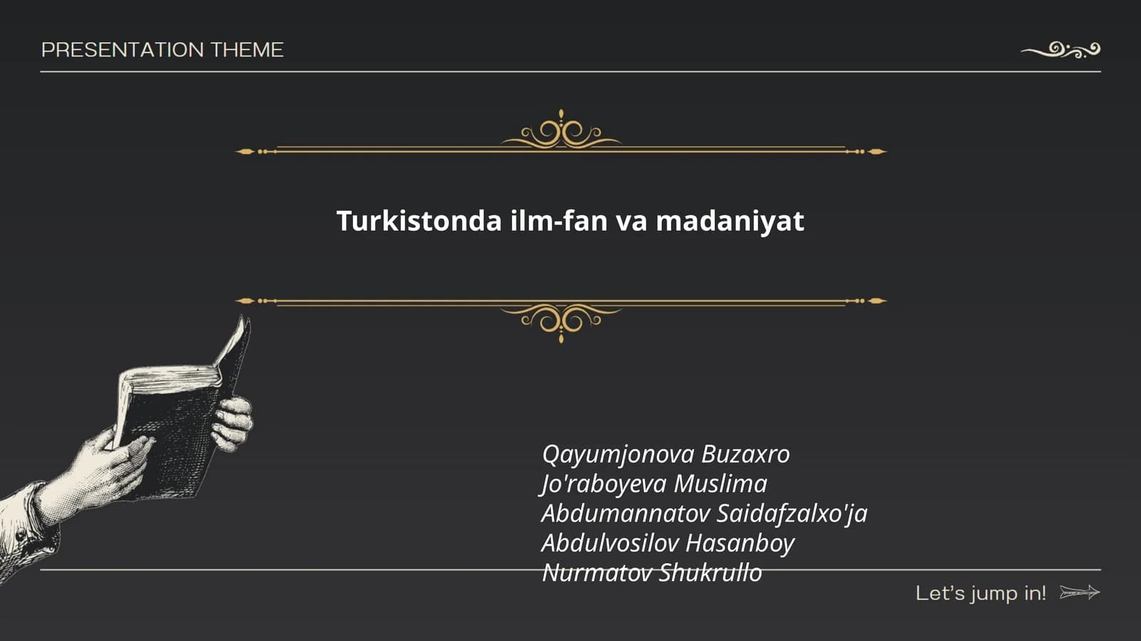 Turkistonda ilm-fan va madaniyat