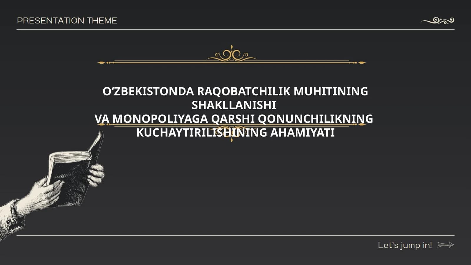 O‘ZBEKISTONDA RAQOBATCHILIK MUHITINING SHAKLLANISHI VA MONOPOLIYAGA QARSHI QONUNCHILIKNING KUCHAYTIRILISHINING AHAMIYATI