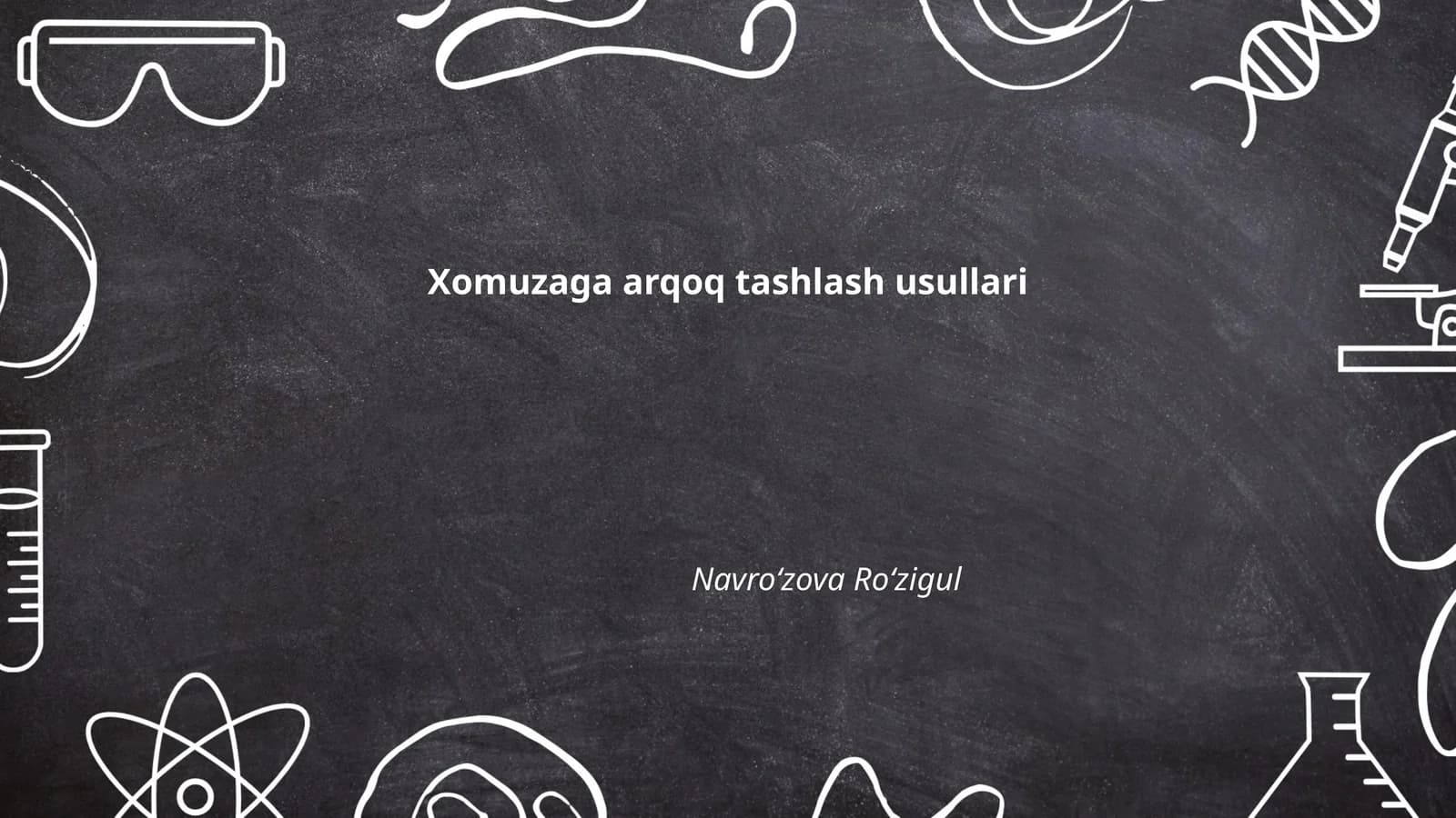 Xomuzaga arqoq tashlash usullari