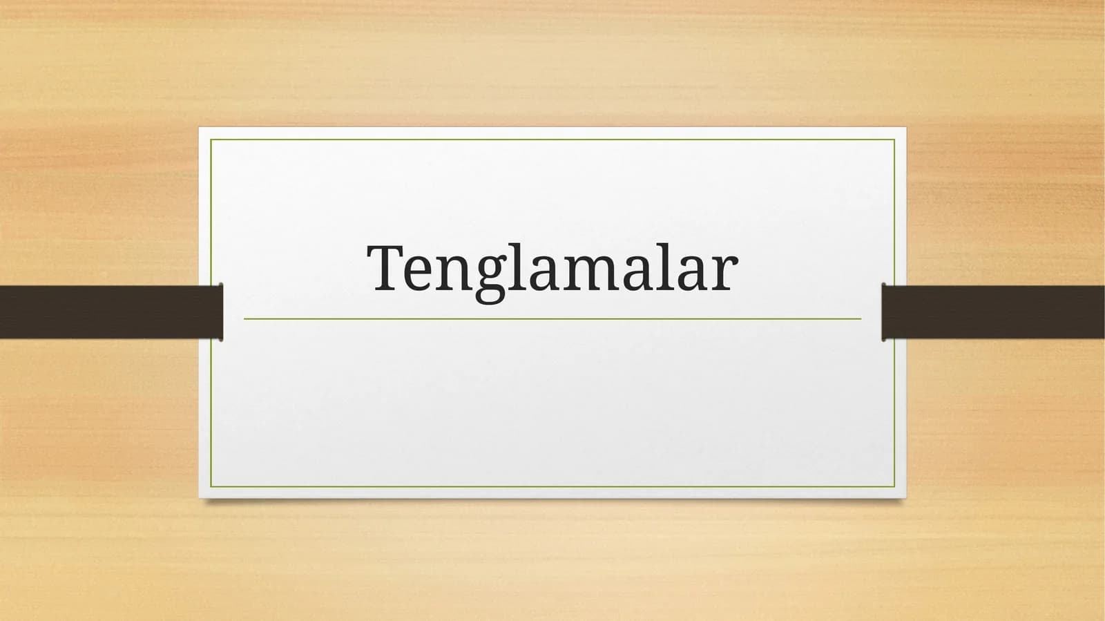 TENGLAMALAR