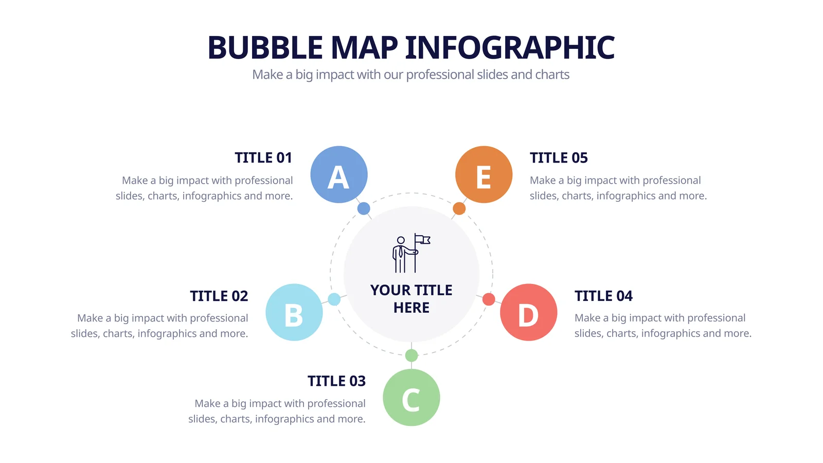 BUBBLE MAP INFOGRAPHIC