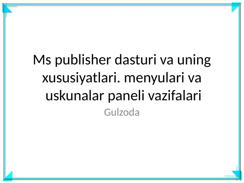 Product slide 1