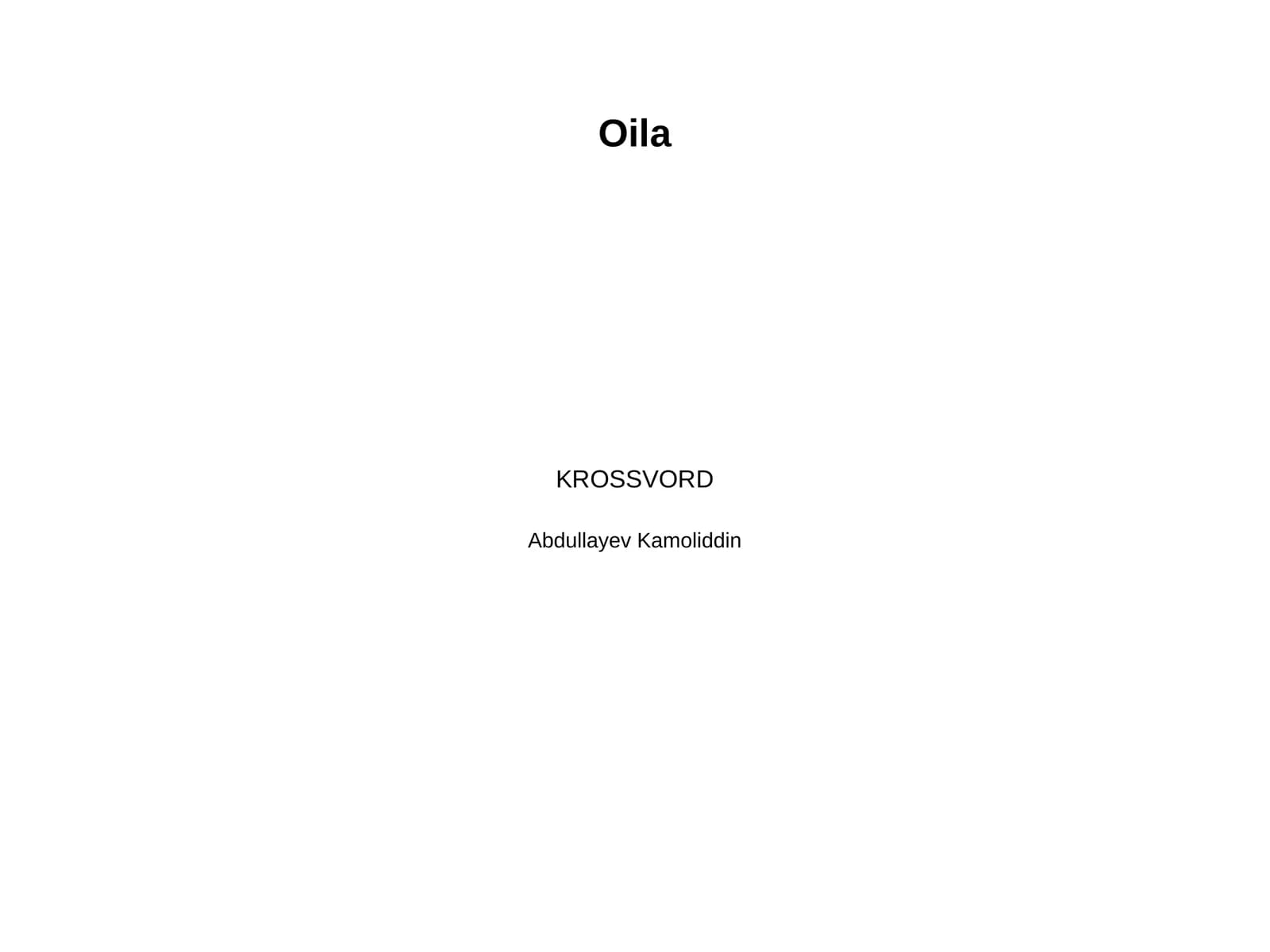 Oila