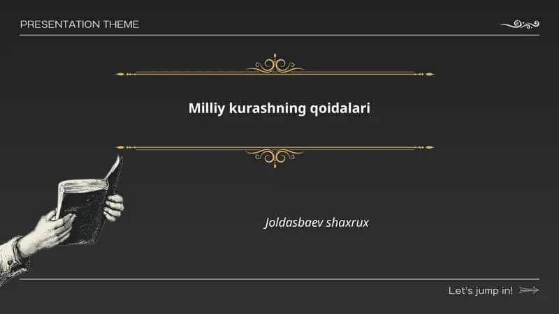 Milliy kurashning qoidalari