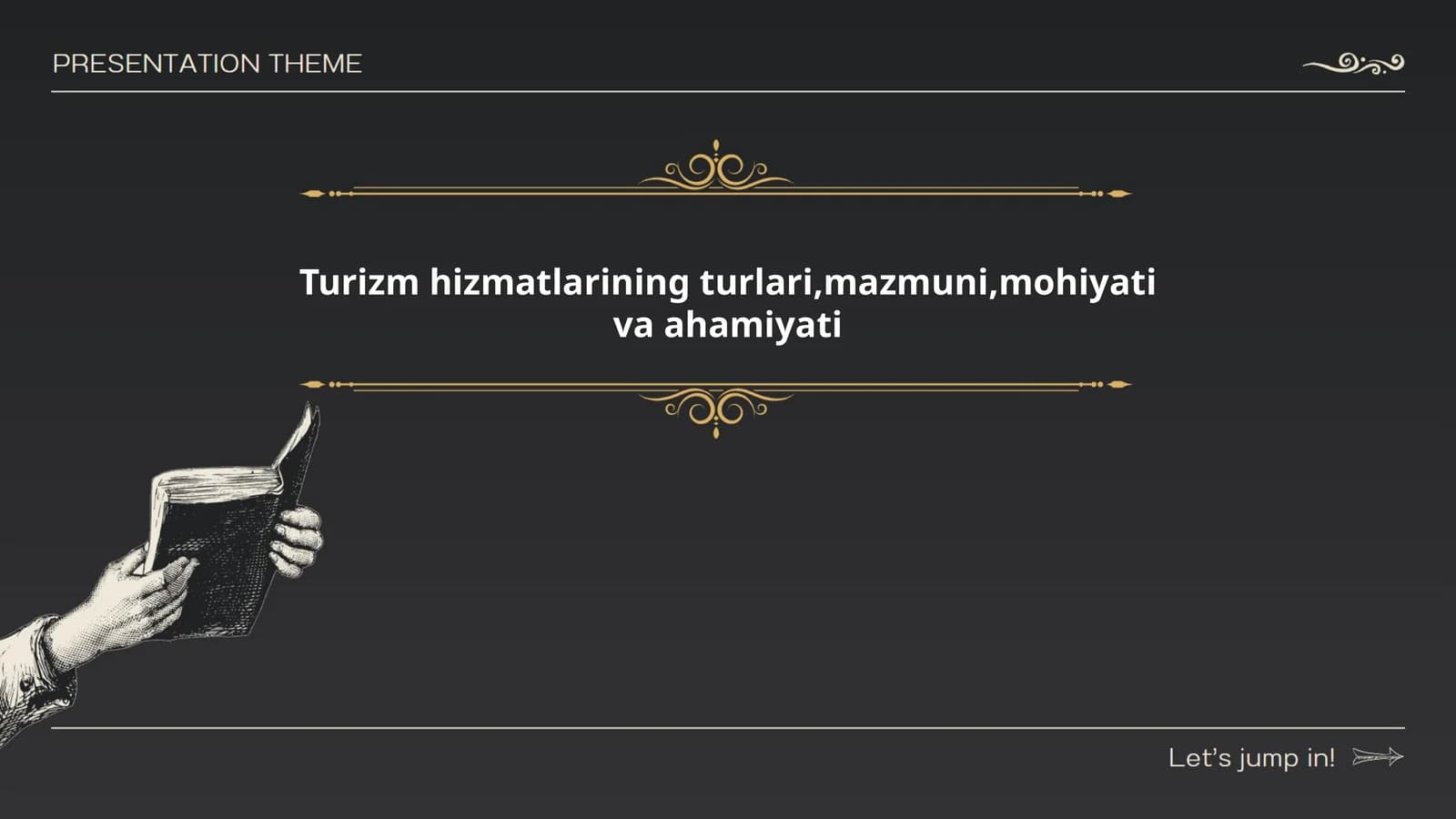 Turizm xizmatlarining asosiy turlari
