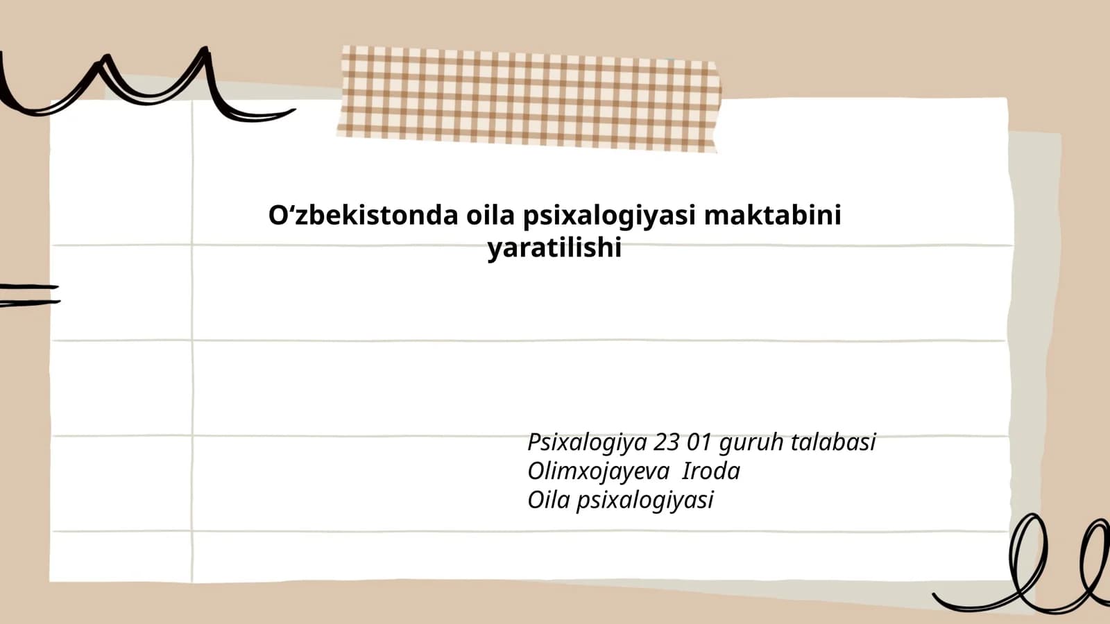 Oila psixalogiyasi