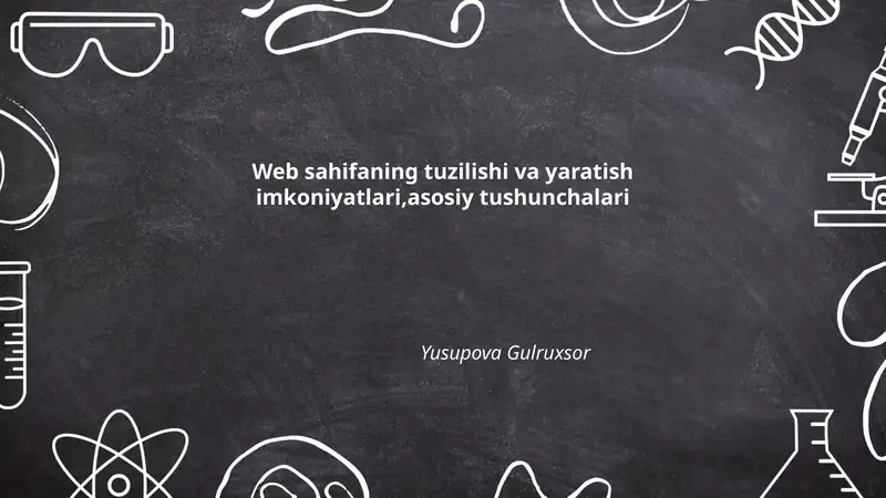 HTML asoslar