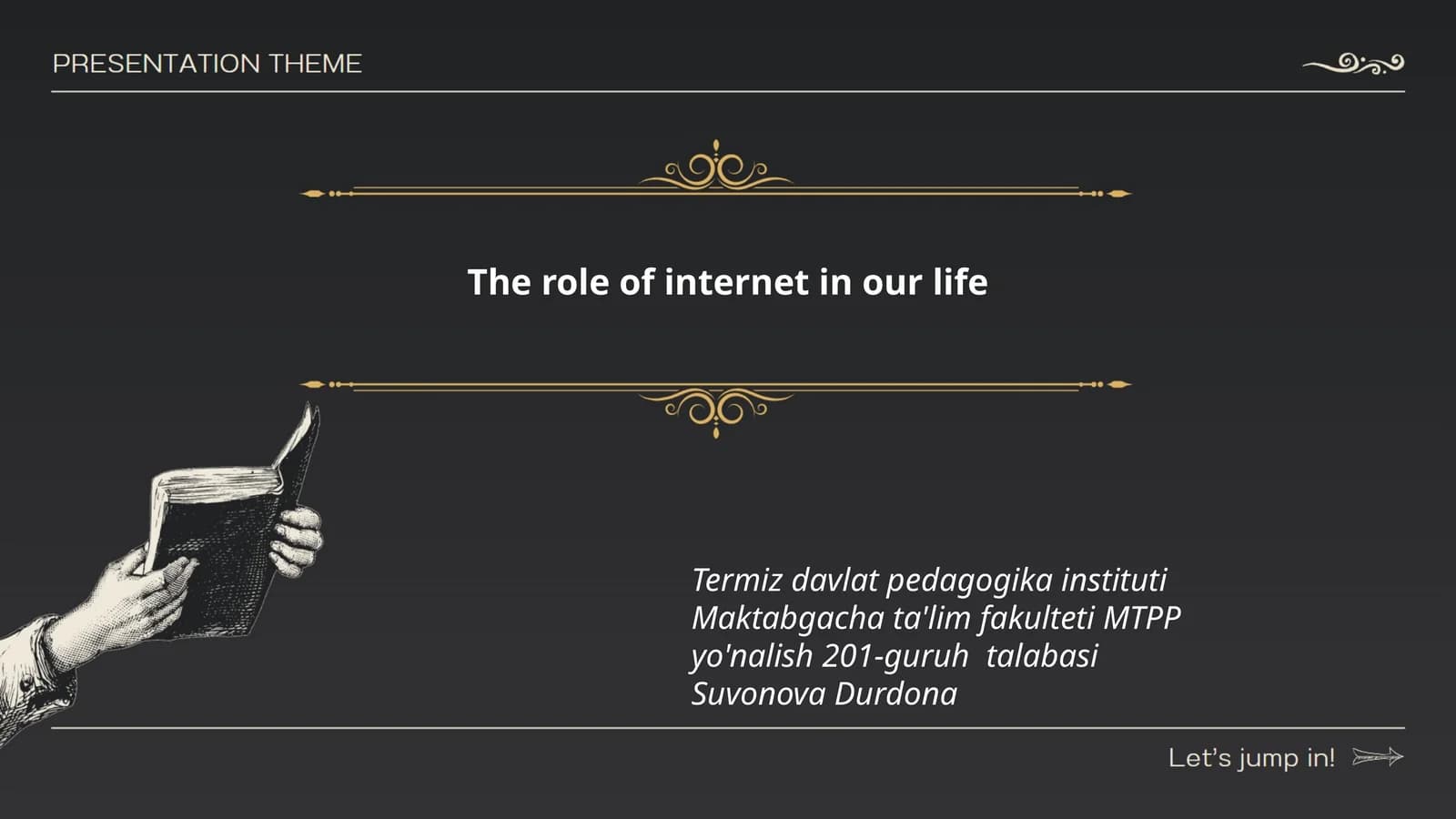 Интернетнинг таълимдаги аҳамияти
