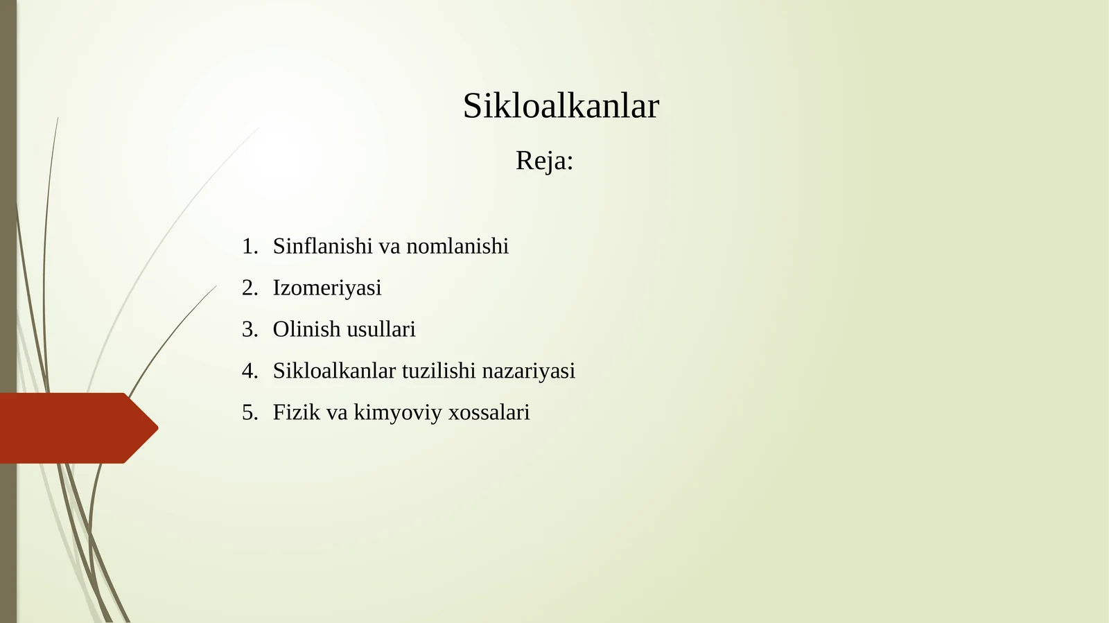Sikloalkanlar
