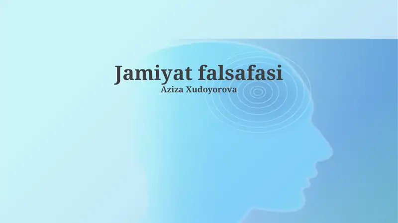 Jamiyat falsafasi