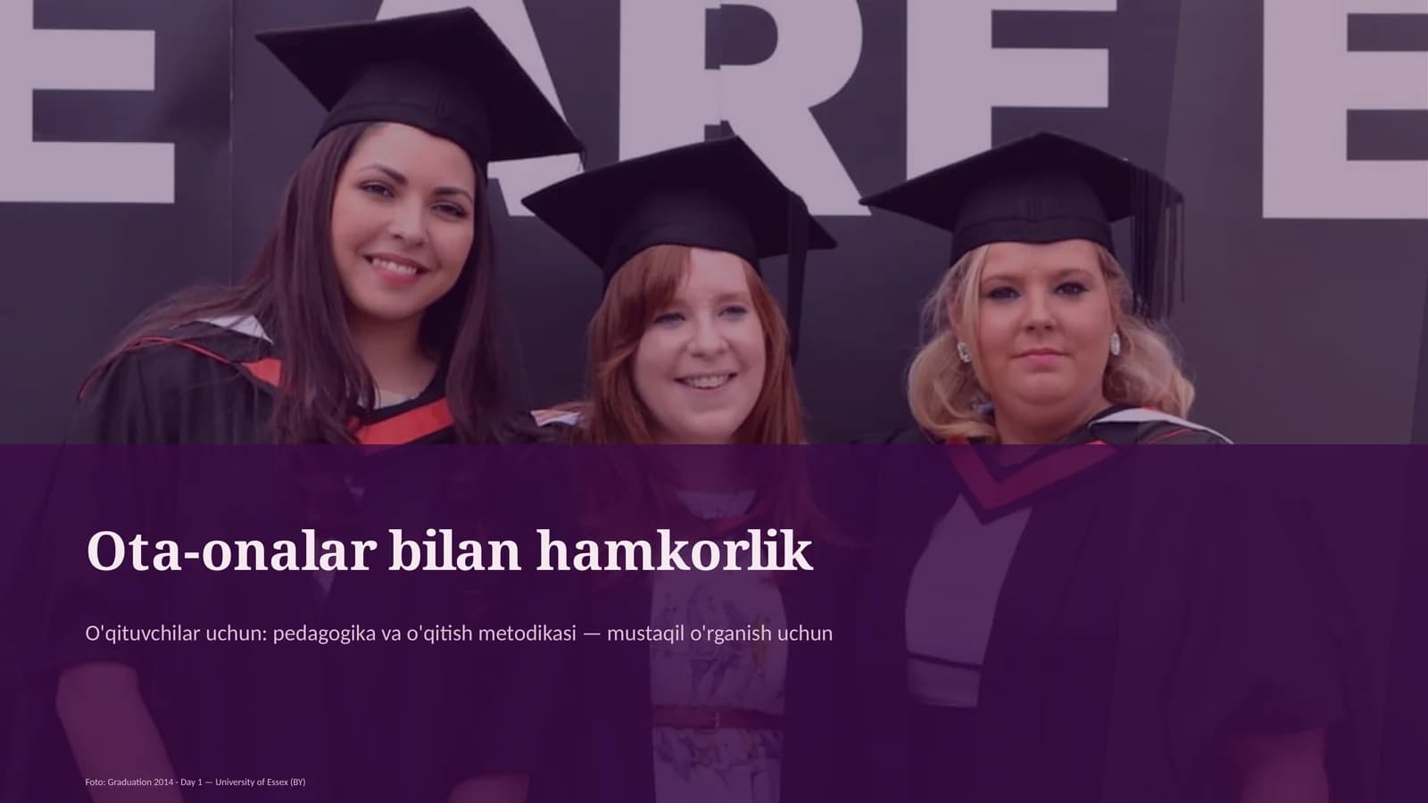 Ota-onalar bilan hamkorlik