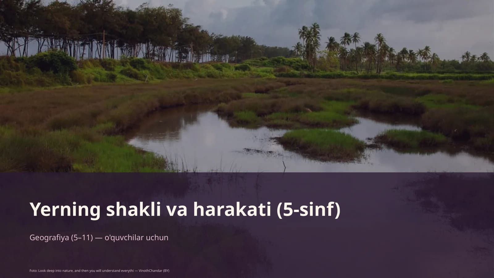 Yerning shakli va harakati (5-sinf)