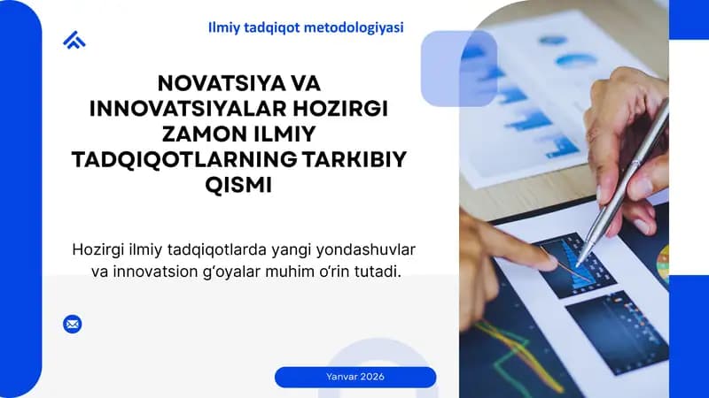 NOVATSIYA VA INNOVATSIYALAR