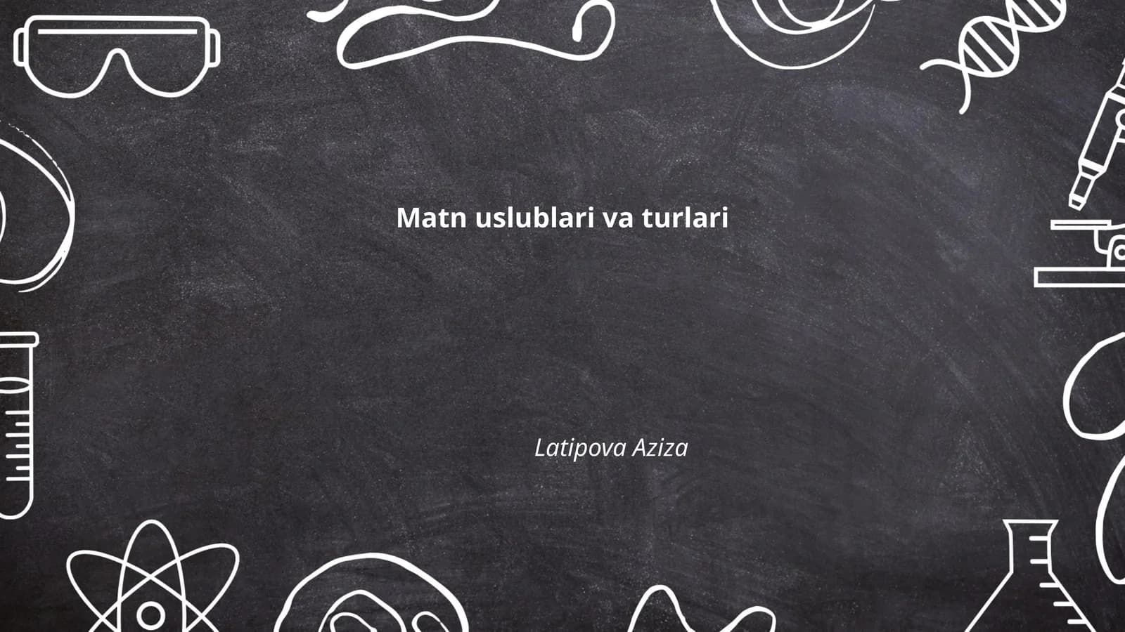 Matn uslublari va turlari