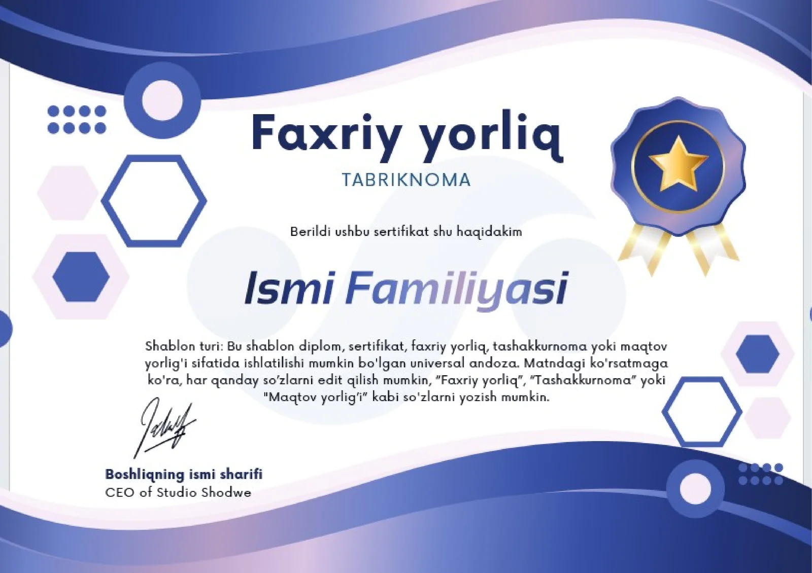 FAXRIY YORLIQ