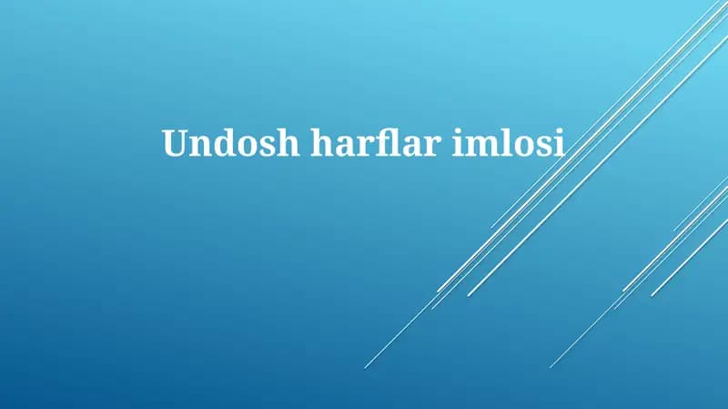 Undoshharflarimlosi
