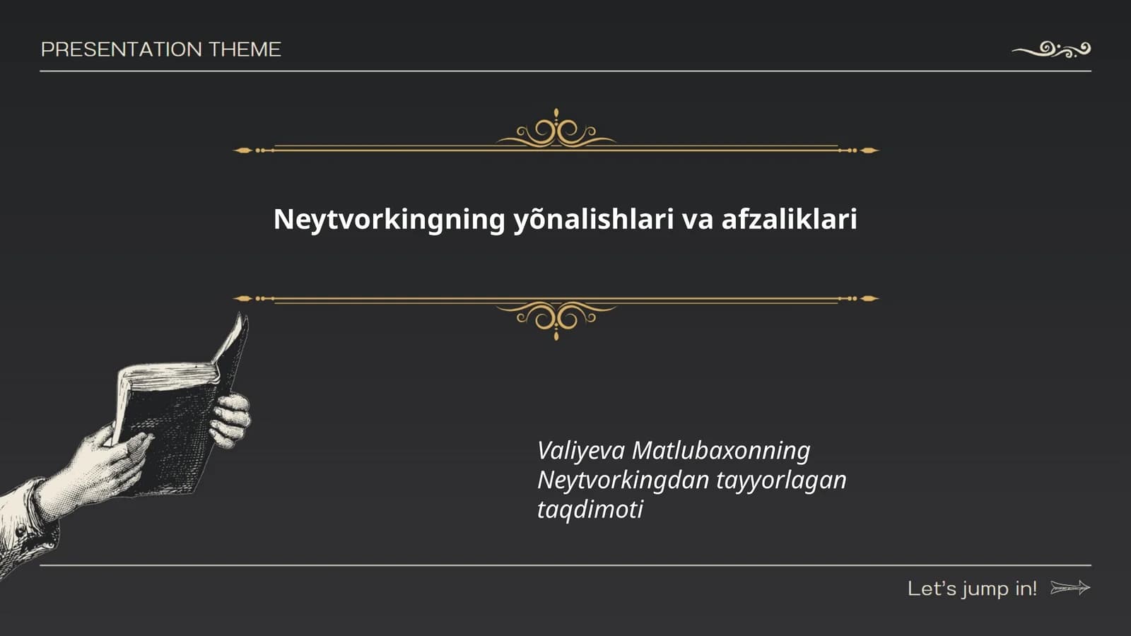 Neytvorkingning yõnalishlari va afzaliklari