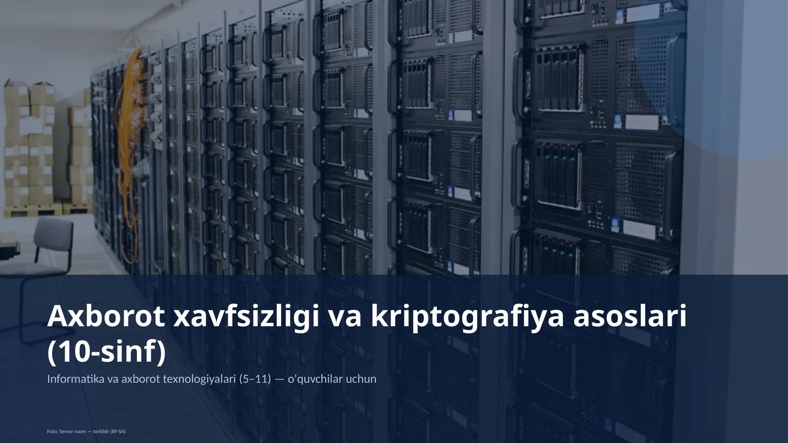 Axborot xavfsizligi va kriptografiya asoslari (10-sinf)
