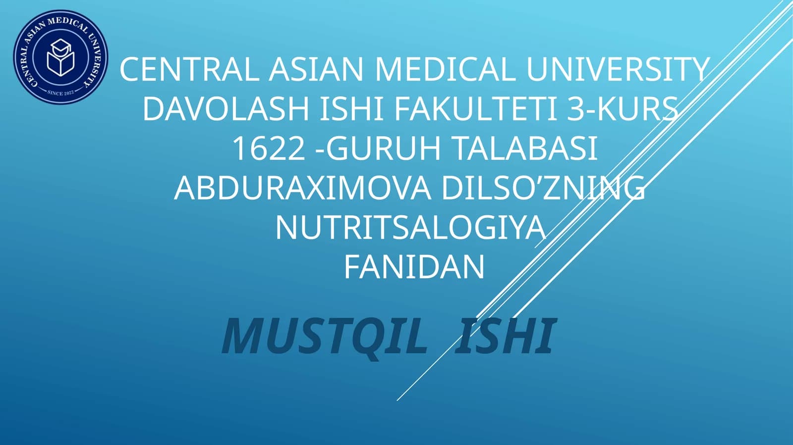Davolashishifakulteti3-kurs1622 -guruhtalabasiAbduraximovaDilso’zningnutritsalogiyafanidan