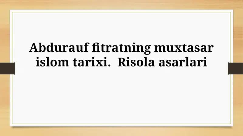 Fitrat Islom Tibbiyoti