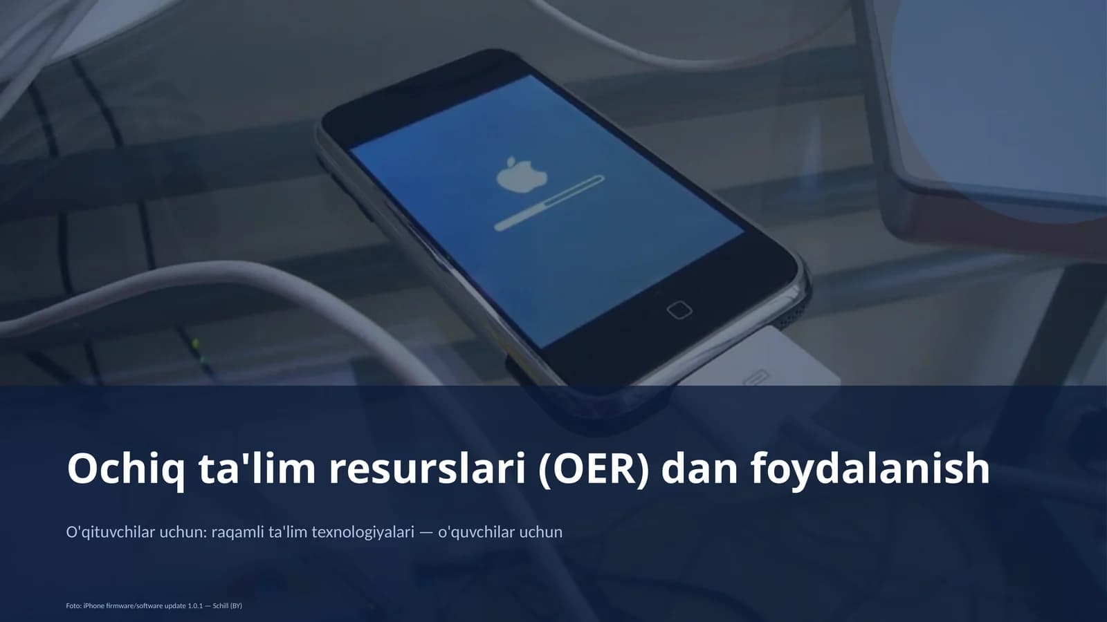 Ochiq ta'lim resurslari (OER) dan foydalanish