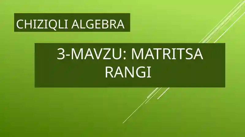 Matritsa Rangi