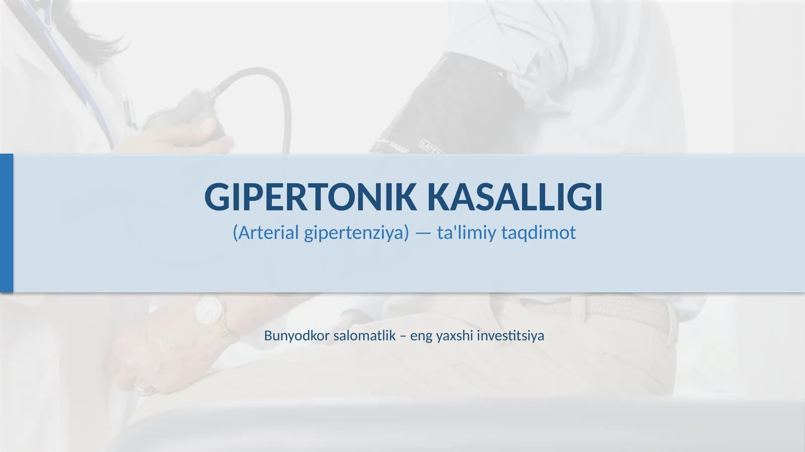 Gipertonik kasalligi