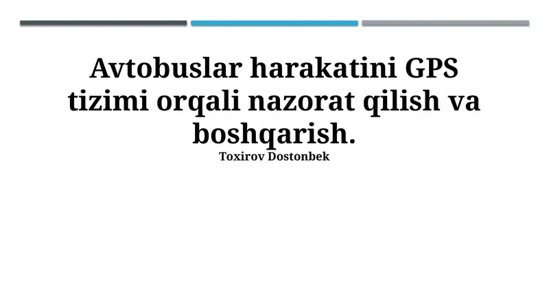 GPS tizimi