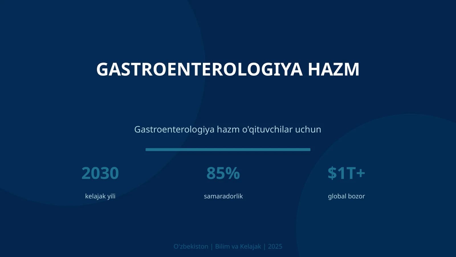 GASTROENTEROLOGIYA HAZM