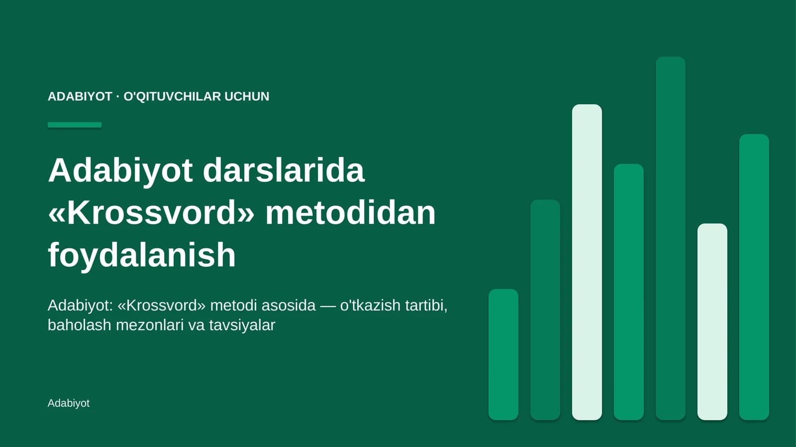 adabiyot darslarida krossvord metodidan foydalanish 8192