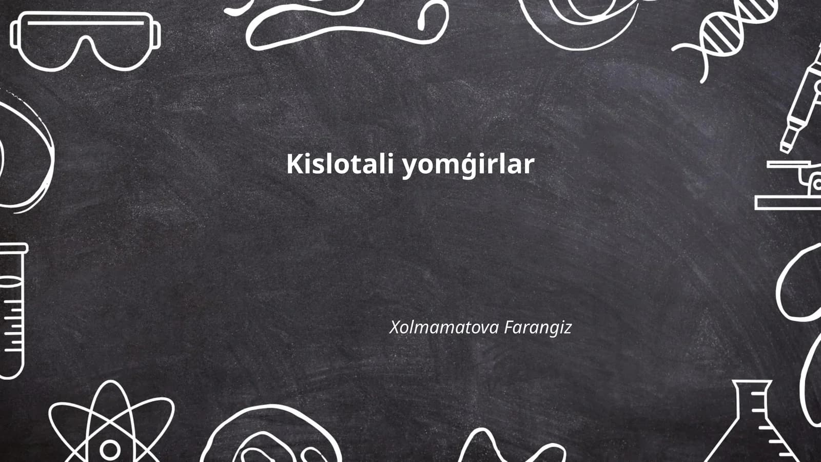 Kislotali yomģirlar